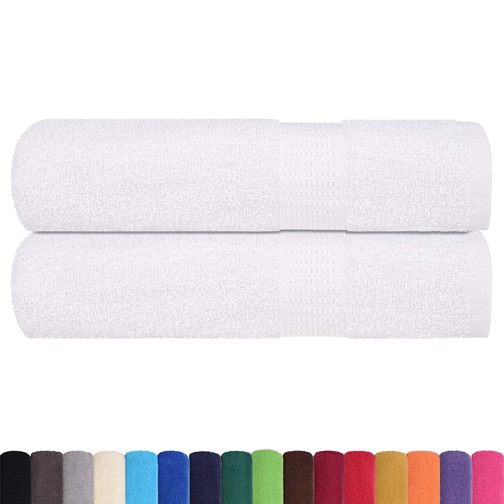 Vidaxl handdoeken frogn 2 st 50x100 cm 360 g m² wit