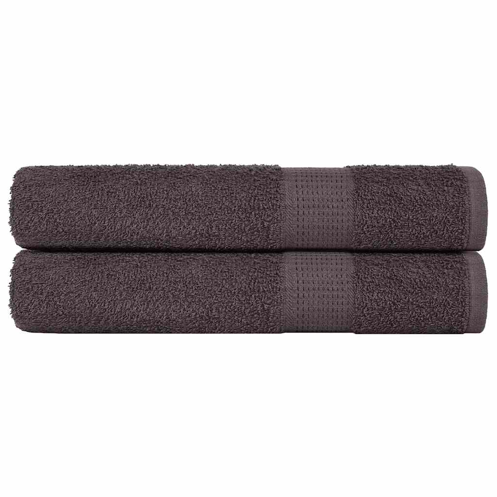 Vidaxl saunahanddoeken frogn 2 st 80x200 cm 360 g m² antraciet
