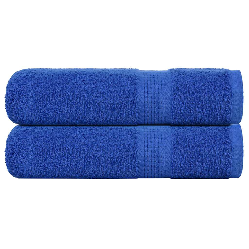 Vidaxl handdoeken frogn 2 st 50x100 cm 360 g m² blauw