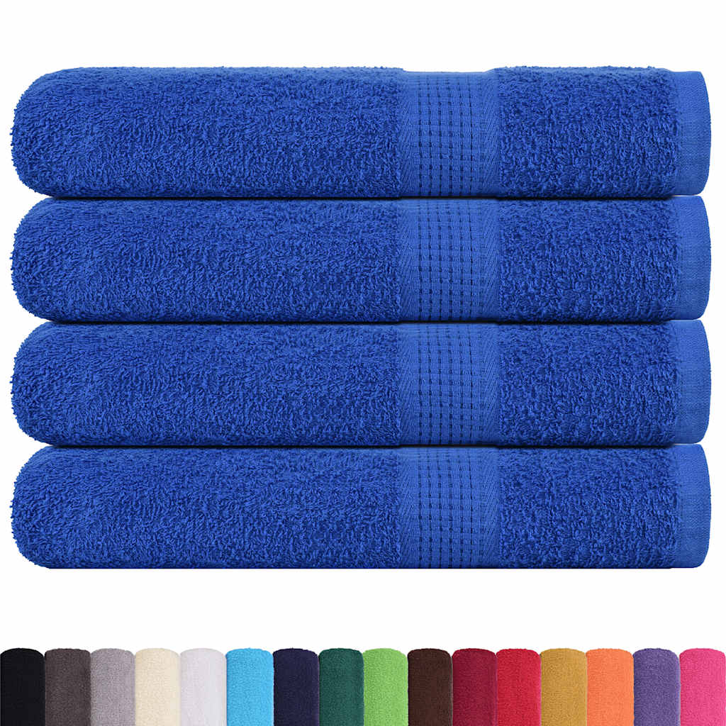 Vidaxl saunahanddoeken frogn 4 st 80x200 cm 360 g m² blauw