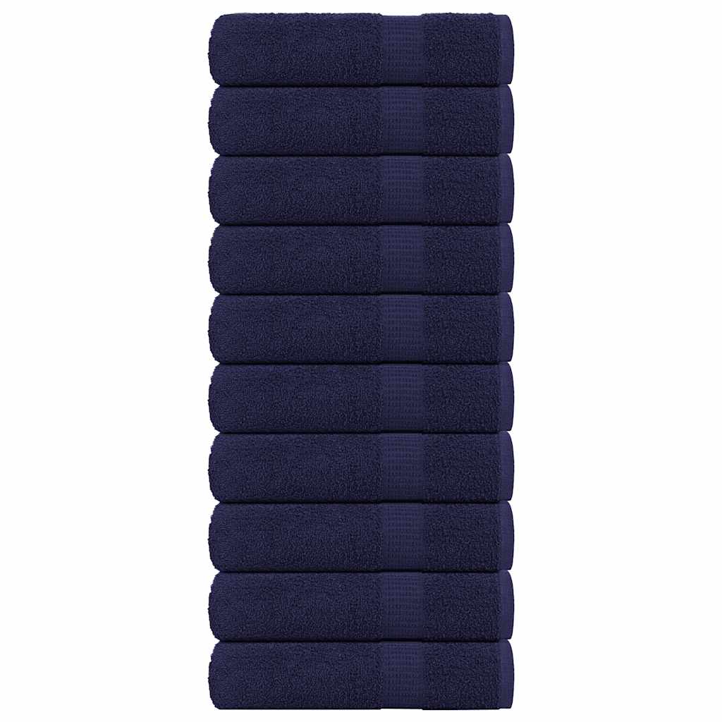 Vidaxl handdoeken frogn 10 st 50x100 cm 360 g m² marineblauw