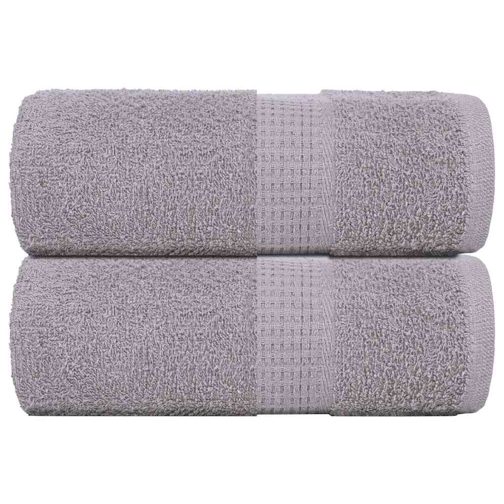 Vidaxl gastendoekjes frogn 2 st 30x50 cm 360 g m² grijs