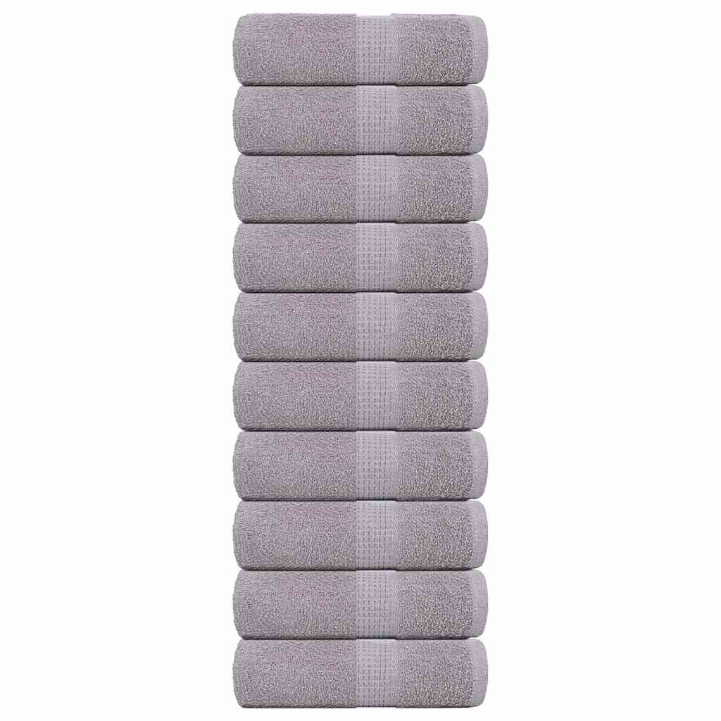 Vidaxl gastendoekjes frogn 10 st 30x50 cm 360 g m² grijs