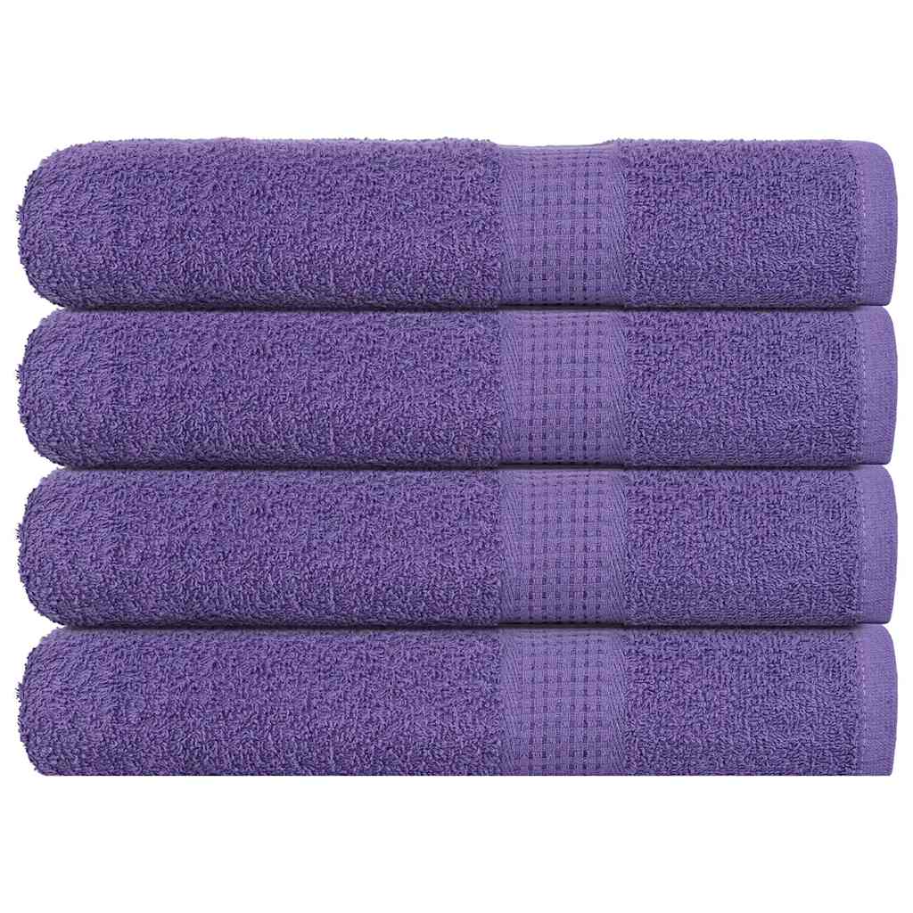 Vidaxl saunahanddoeken frogn 4 st 80x200 cm 360 g m² paars