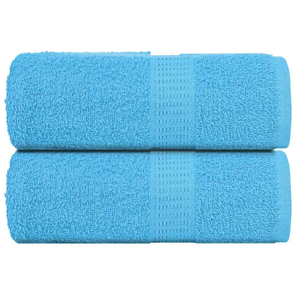 Vidaxl washandjes frogn 2 st 30x30 cm 360 g m² turquoise