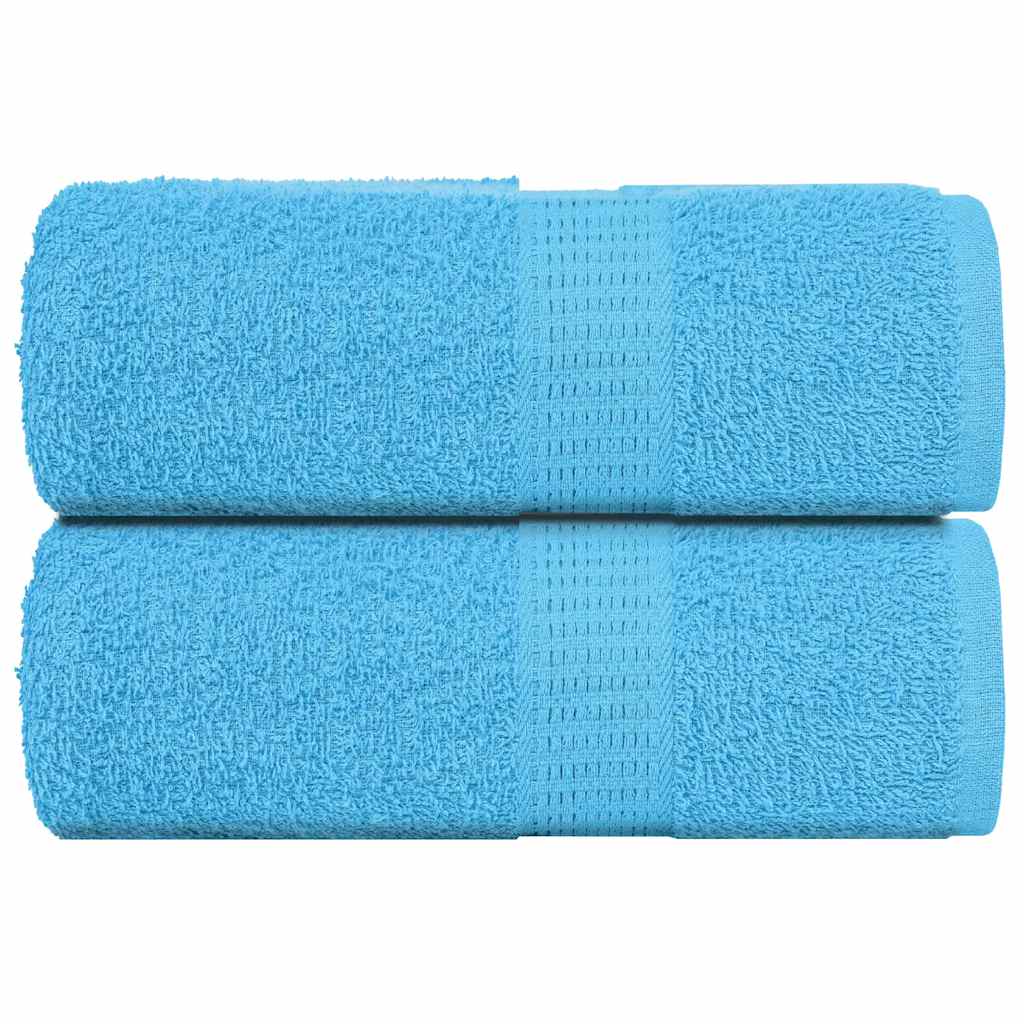 Vidaxl gastendoekjes frogn 2 st 30x50 cm 360 g m² turquoise