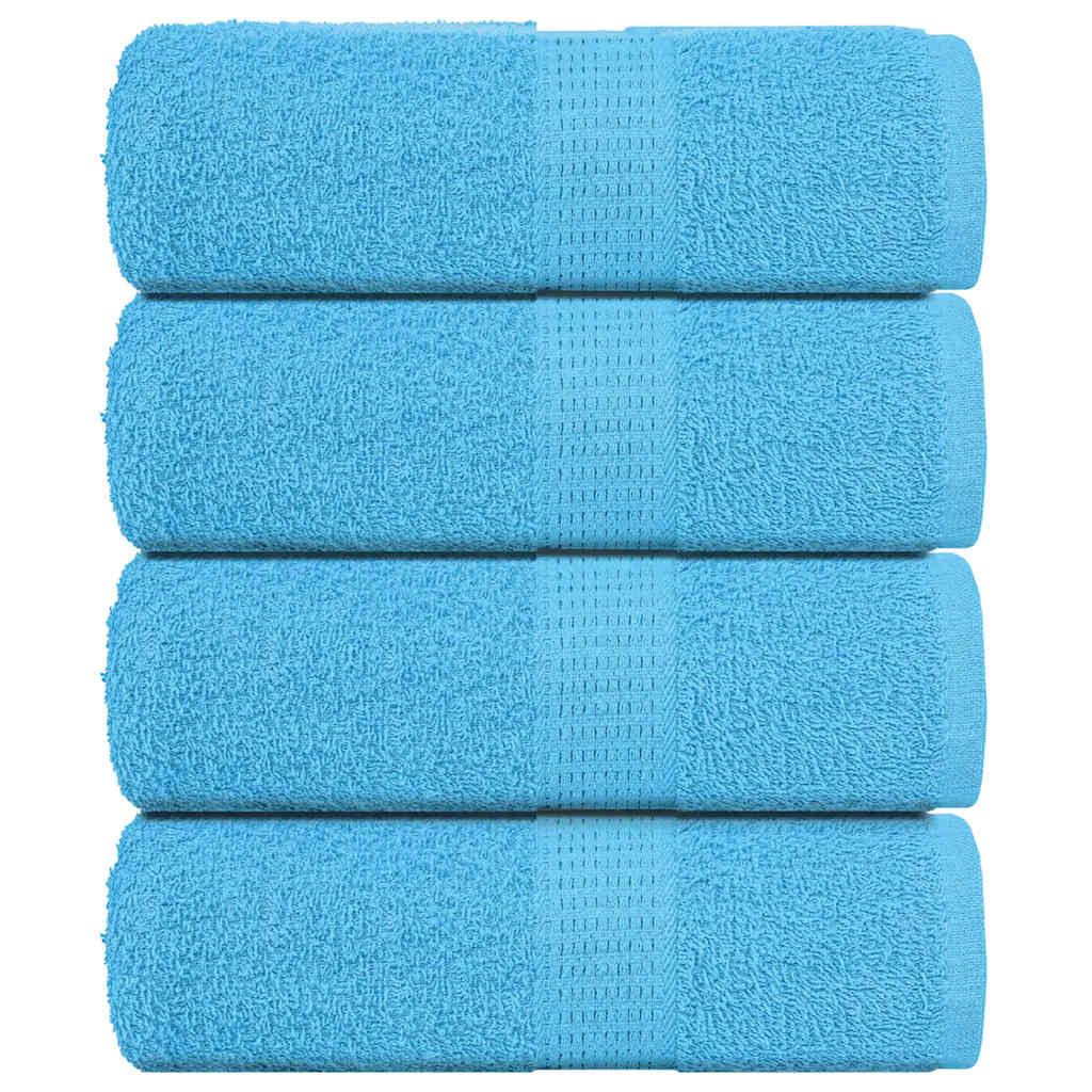 Vidaxl gastendoekjes frogn 4 st 30x50 cm 360 g m² turquoise