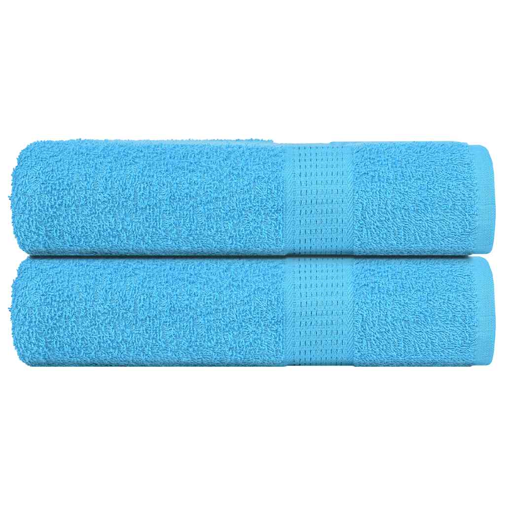 Vidaxl badhanddoeken frogn 2 st 100x150 cm 360 g m² turquoise