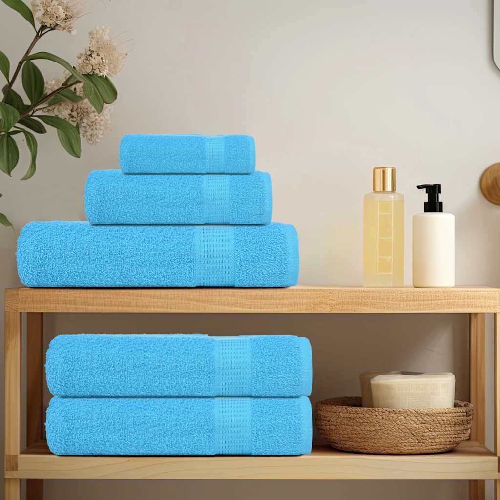 Vidaxl badhanddoeken frogn 2 st 100x150 cm 360 g m² turquoise