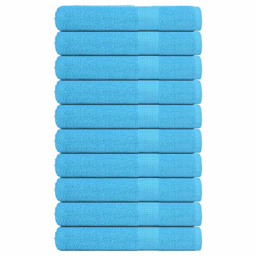 Vidaxl saunahanddoeken frogn 10 st 80x200 cm 360 g m² turquoise