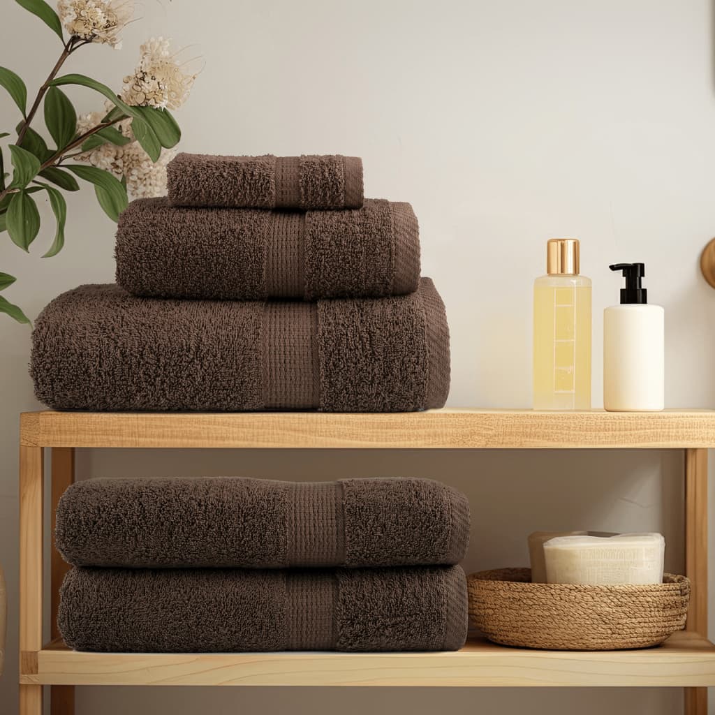 Vidaxl gastendoekjes solund 4 st 600 g m² 30x50 cm bruin