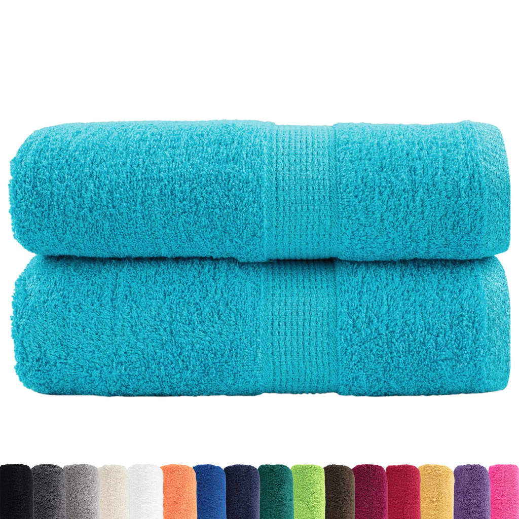 VidaXL Gastendoekjes SOLUND 2 st 600 g m² 30x30 cm turkoois
