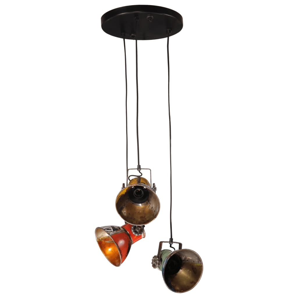 Vidaxl hanglamp 25 w e27 30x30x100 cm meerkleurig