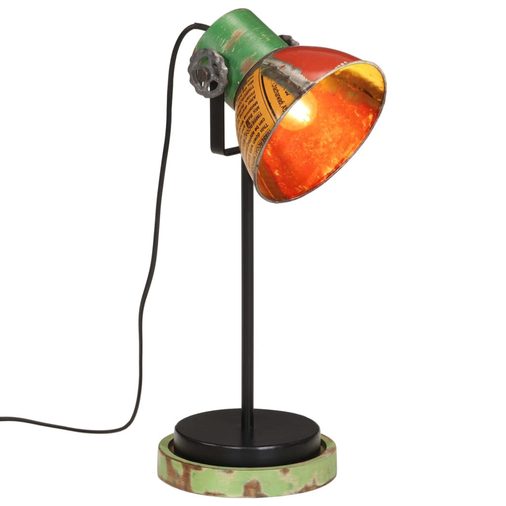 Vidaxl bureaulamp 25 w e27 17x17x50 cm meerkleurig