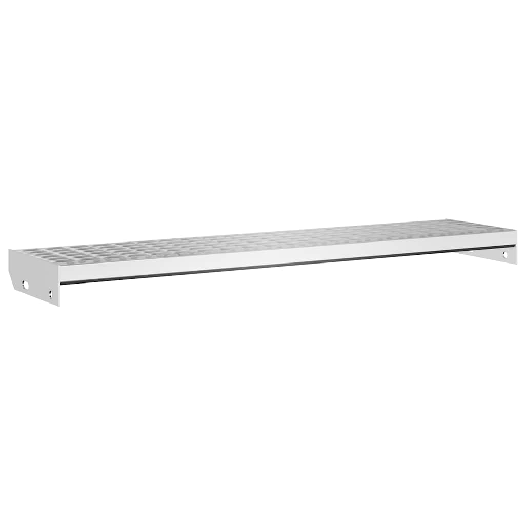 Vidaxl traptrede haan 100x24x7 cm gegalvaniseerd staal