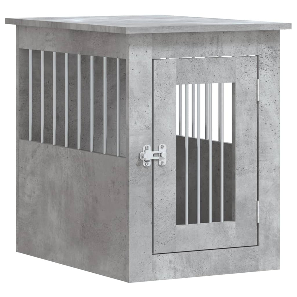 Vidaxl hondenbench 45x62x59 cm bewerkt hout betongrijs