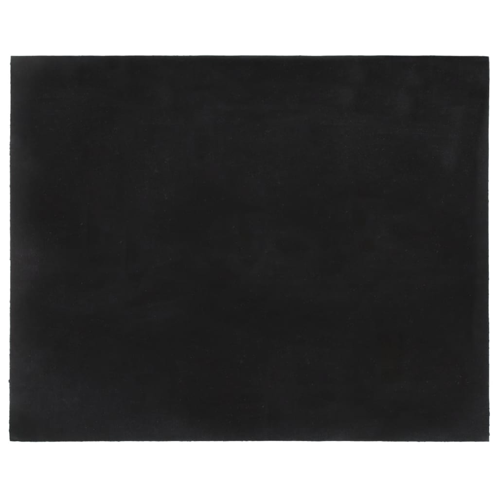 Vidaxl deurmat 80x100 cm getufte kokosvezel donkergrijs