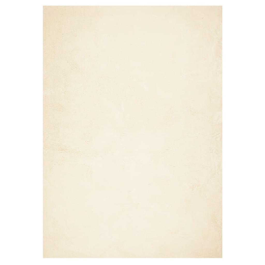 Vidaxl vloerkleed huarte laagpolig zacht wasbaar 240x340 cm crème