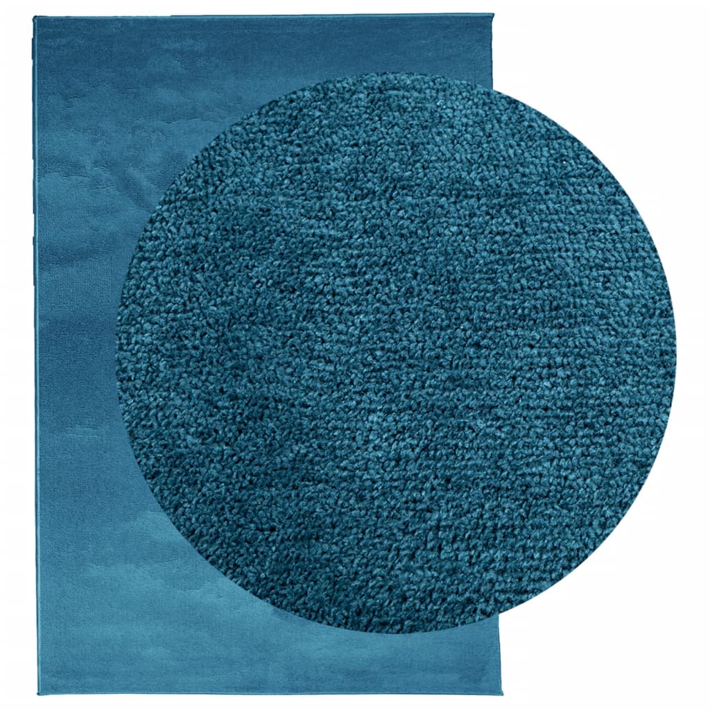 VidaXL Vloerkleed OVIEDO laagpolig 200x280 cm turkoois