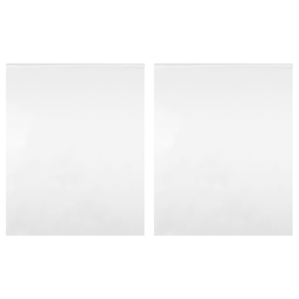 Vidaxl spiegelfolies 2 stuks zelfklevend 90x200 cm pet