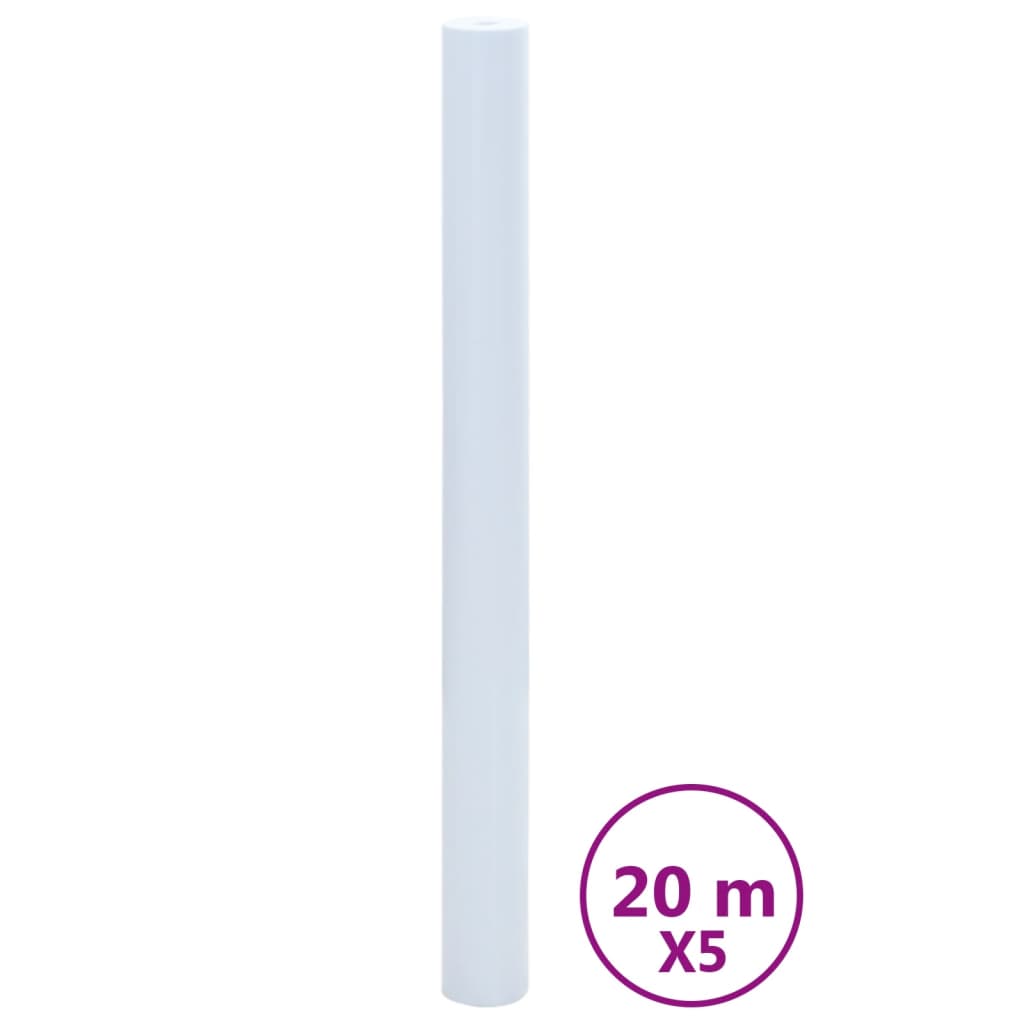Vidaxl raamfolies 5 st statisch mat pvc wit