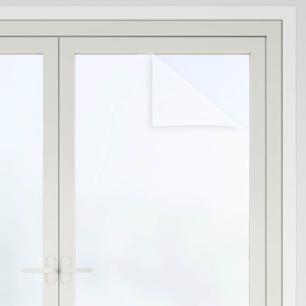 Vidaxl raamfolies 5 st statisch mat pvc wit