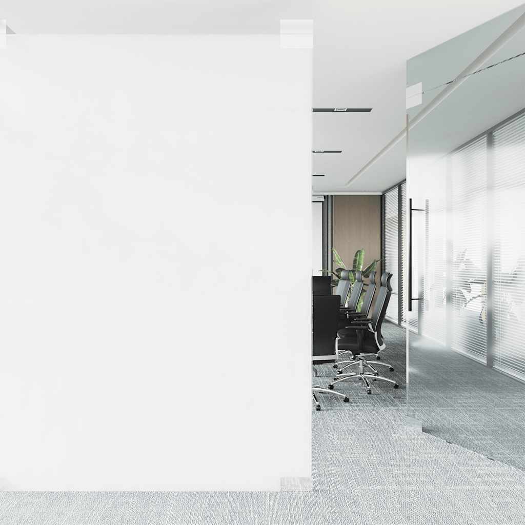 Vidaxl raamfolies 3 st statisch mat pvc wit