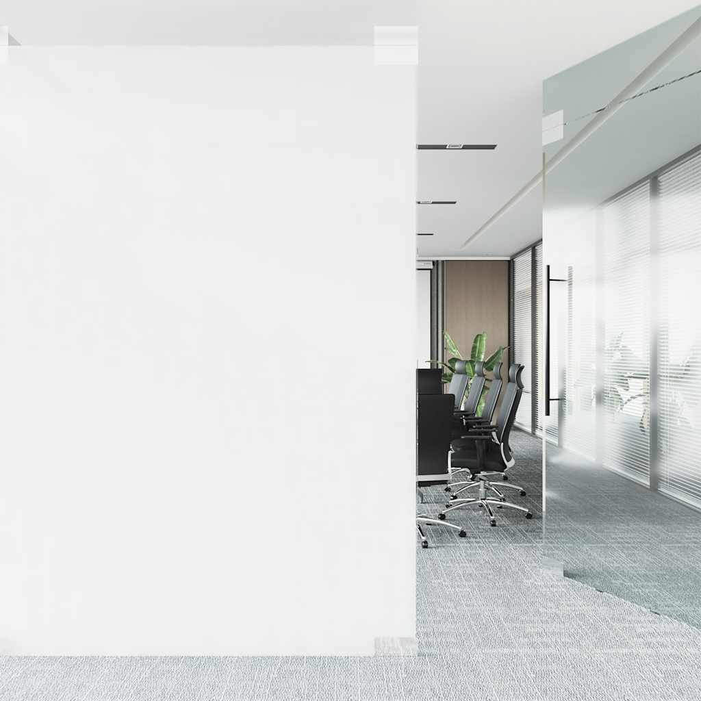 Vidaxl raamfolies 5 st statisch mat pvc wit