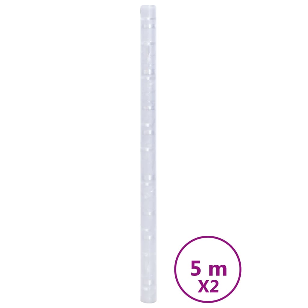 Vidaxl raamfolies 2 st mat bamboepatroon pvc