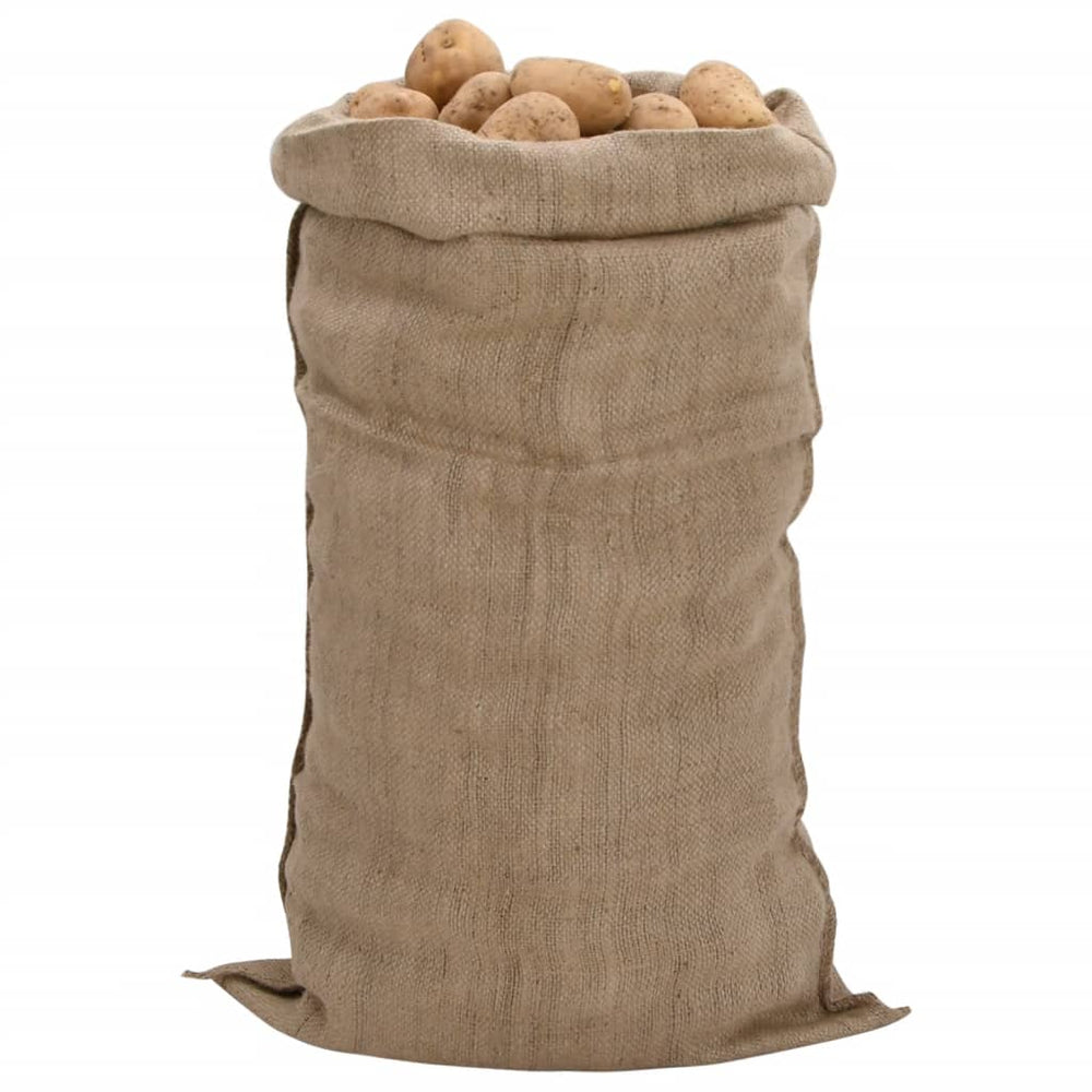 Vidaxl jutezakken 10 stuks 65x135 cm 100% jute 340 g m²