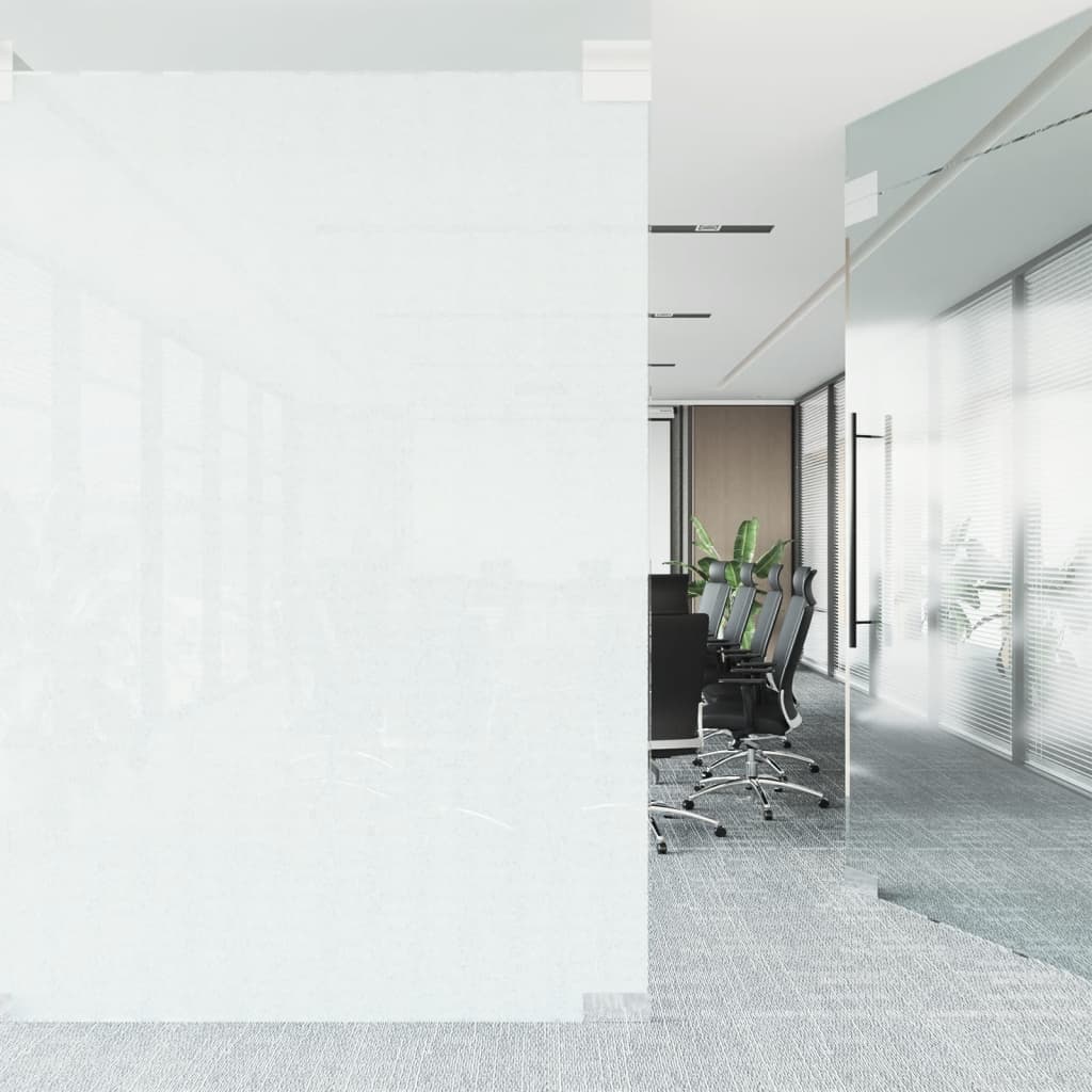 Vidaxl raamfolie statisch mat wit 45x2000 cm pvc