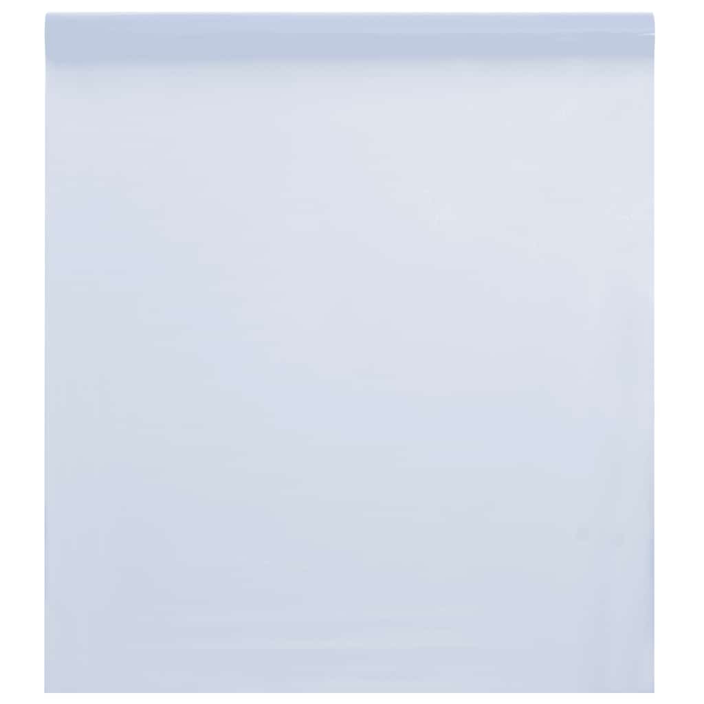 Vidaxl raamfolie statisch mat wit 90x2000 cm pvc