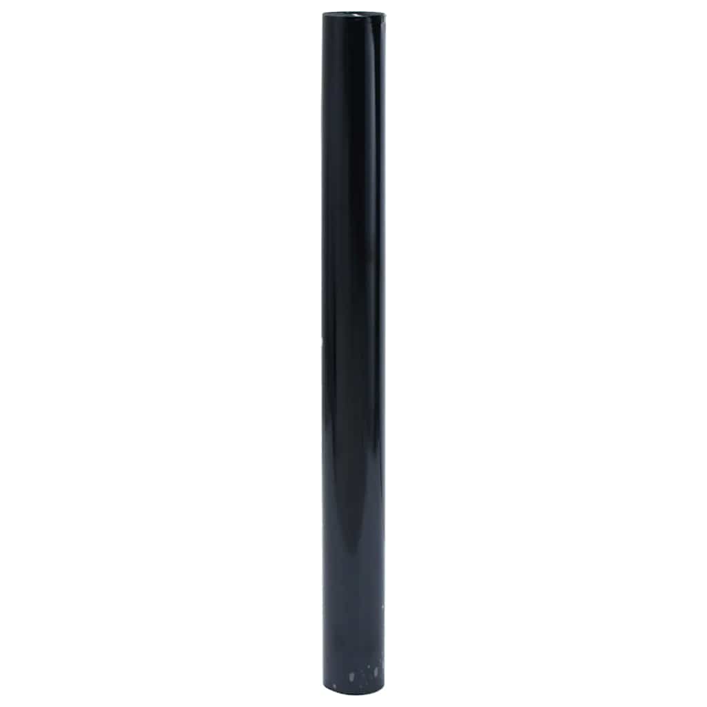 Vidaxl raamfolie statisch matzwart 60 x 1000 cm pvc