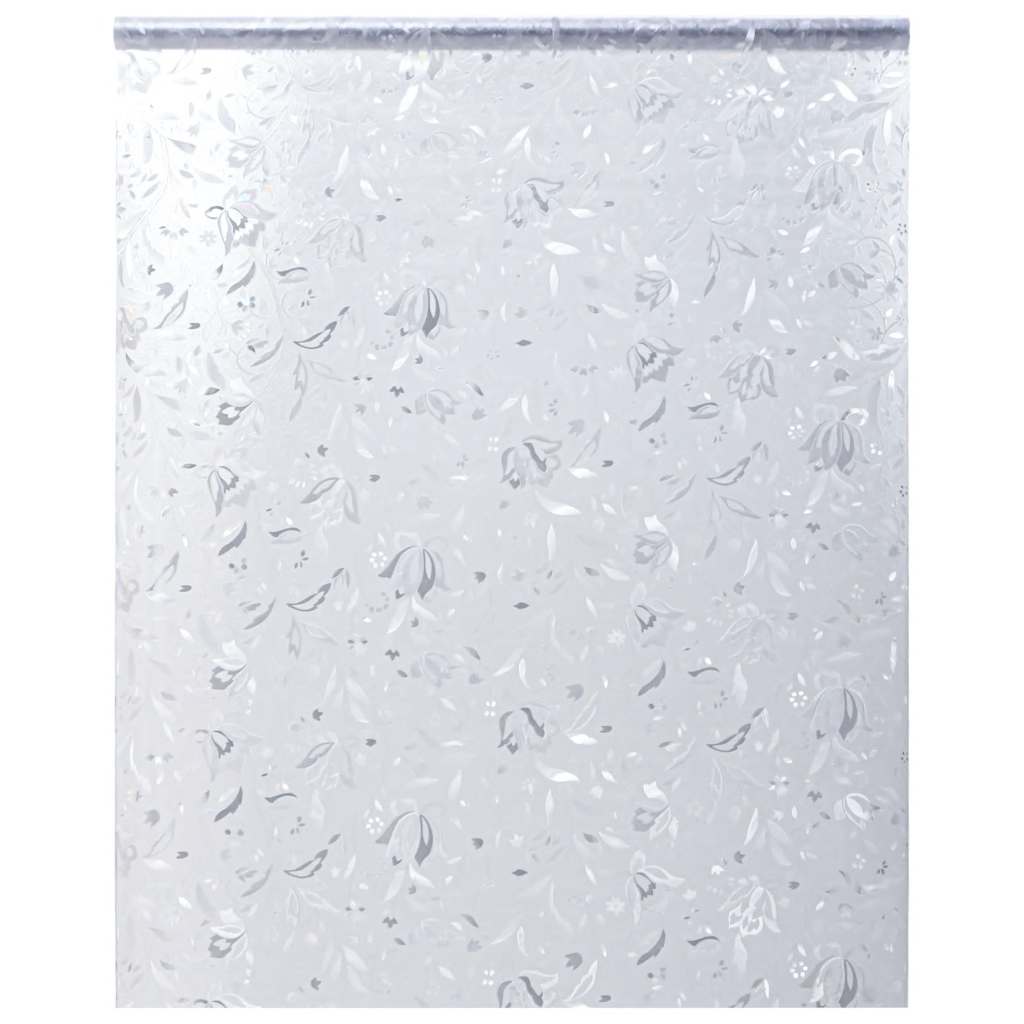 Vidaxl raamfolie bloemenpatroon mat 90x500 cm pvc