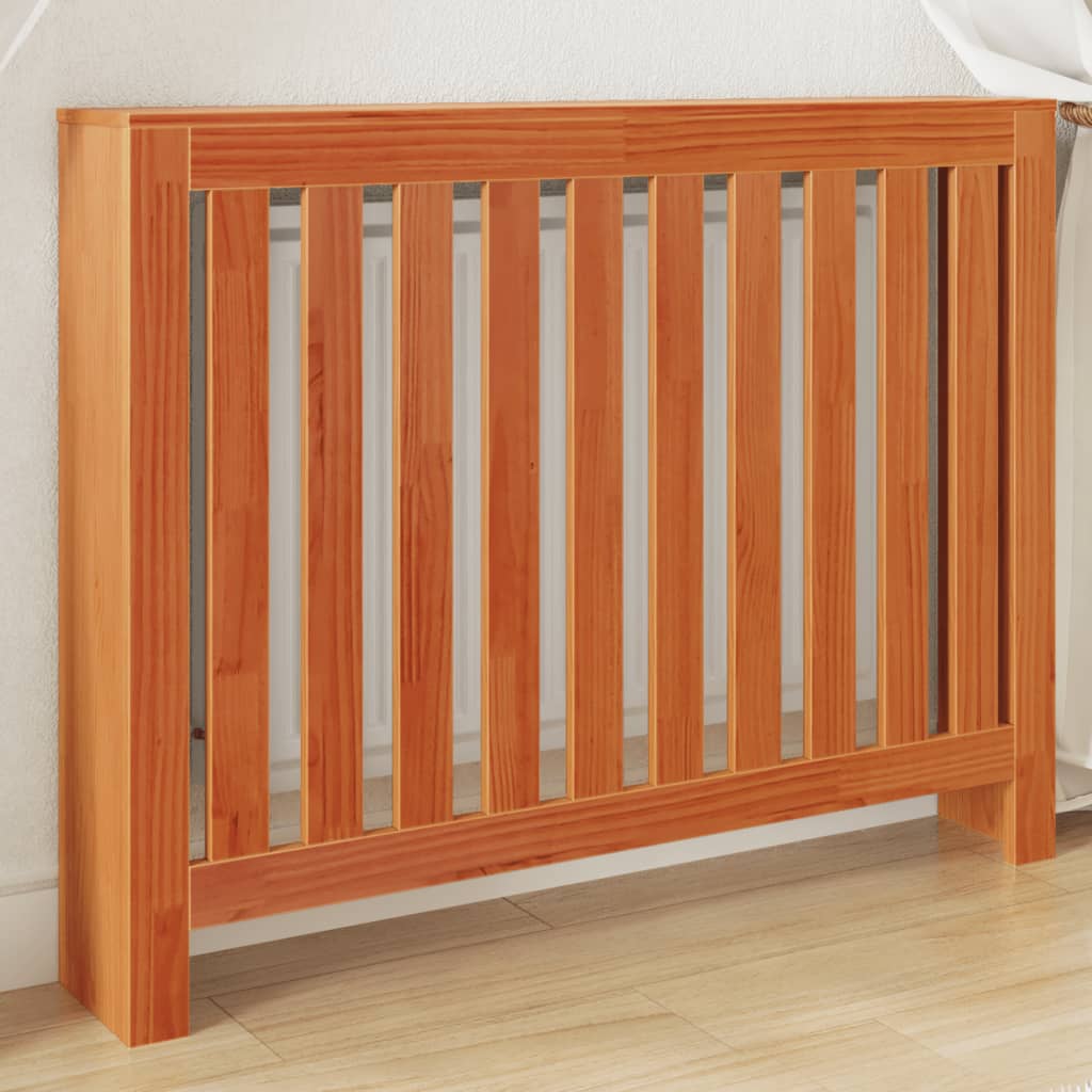 Vidaxl radiatorombouw 108,5x19x84 cm massief groenhout wasbruin