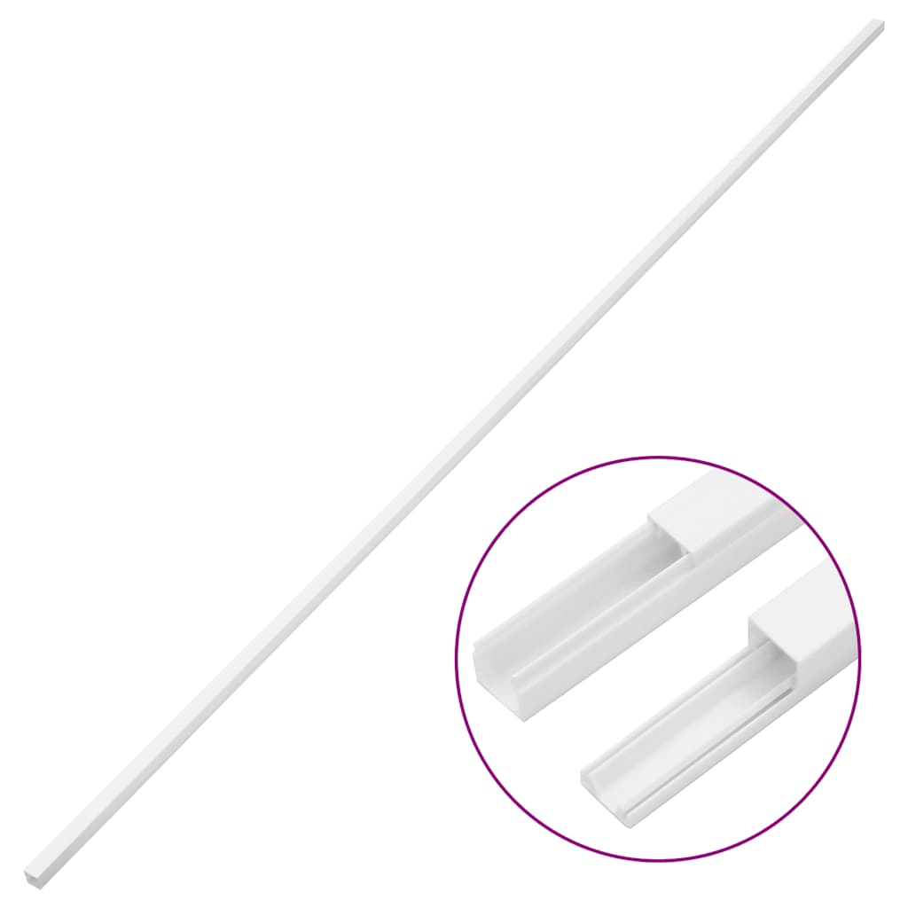 Vidaxl kabelgoot 30x20 mm 10m pvc
