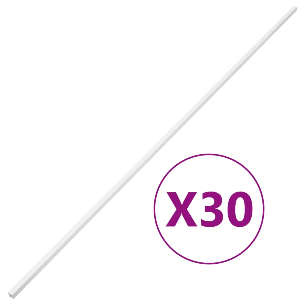 Vidaxl kabelgoot 30x15 mm 30m pvc