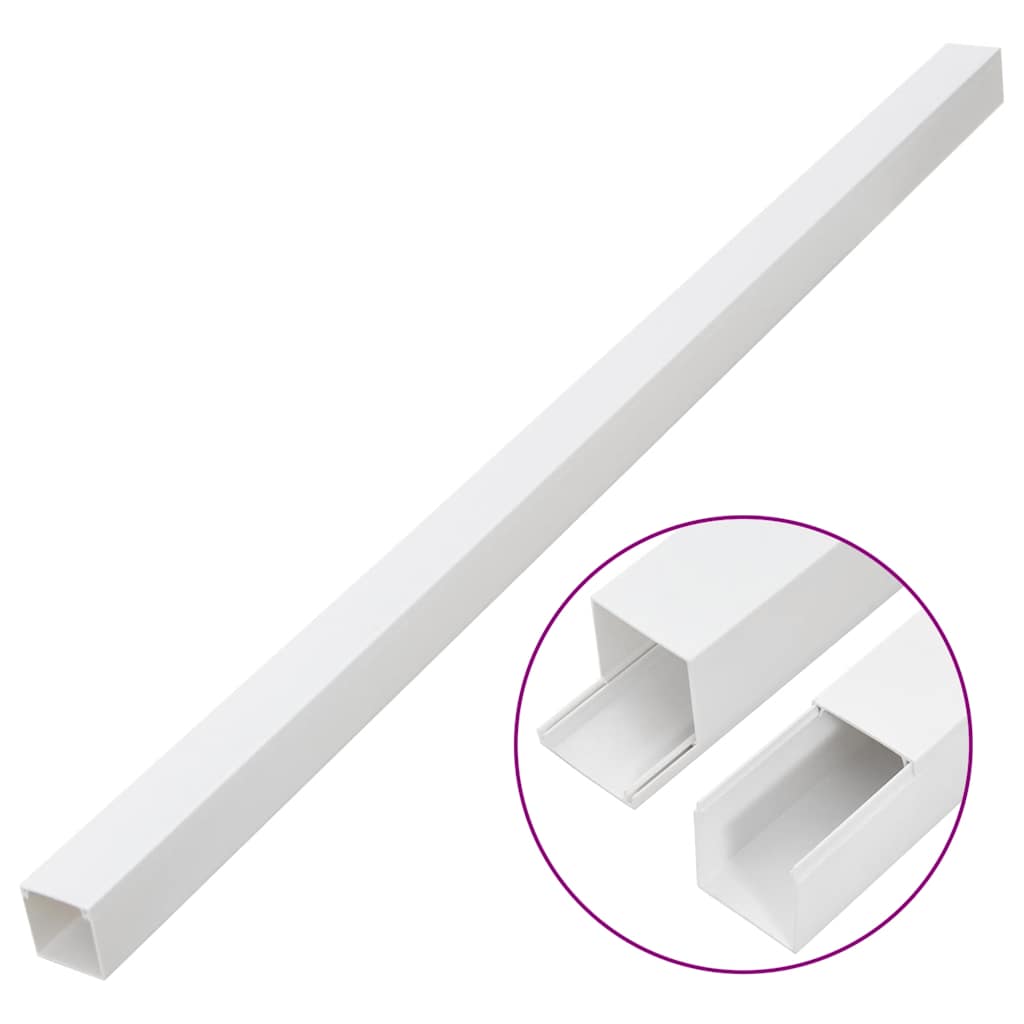 Vidaxl kabelgoot 33x33 mm 30m pvc