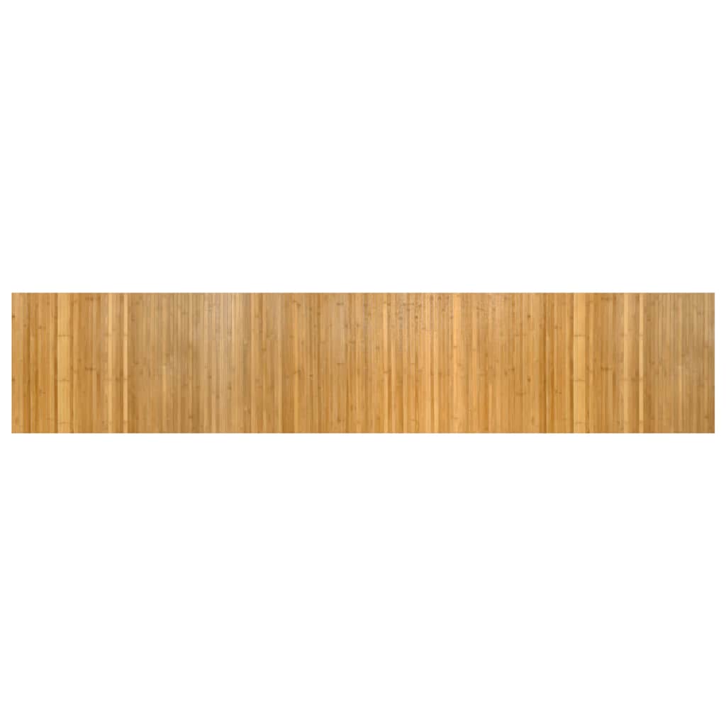 Vidaxl vloerkleed rechthoekig 60x300 cm bamboe naturel