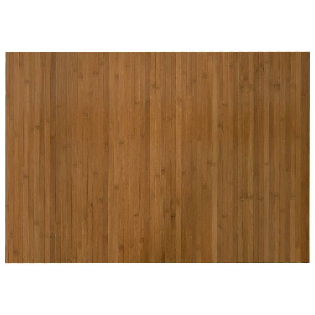 Vidaxl vloerkleed rechthoekig 70x100 cm bamboe bruin