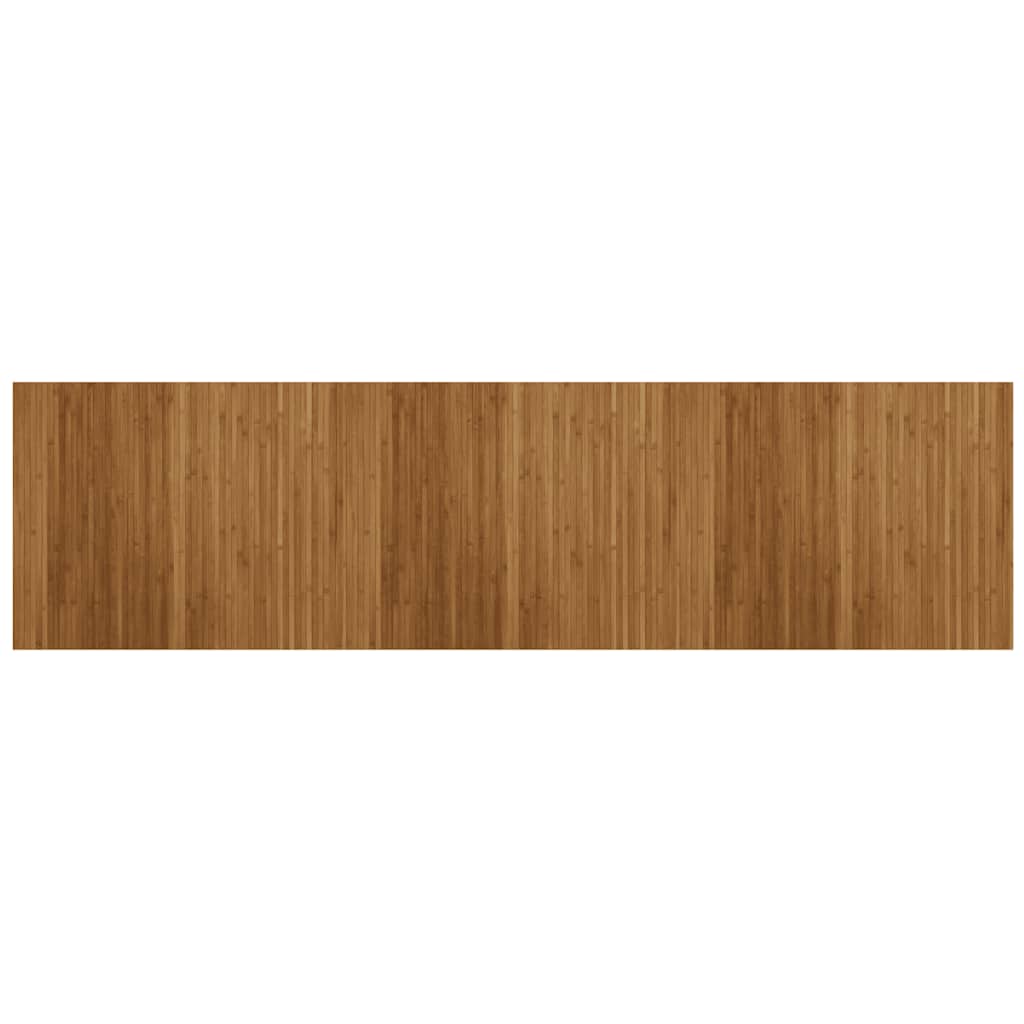 Vidaxl vloerkleed rechthoekig 80x300 cm bamboe bruin