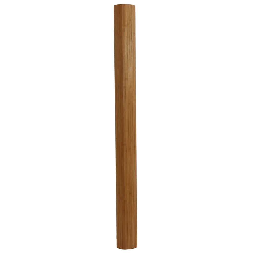 Vidaxl vloerkleed rechthoekig 80x400 cm bamboe bruin