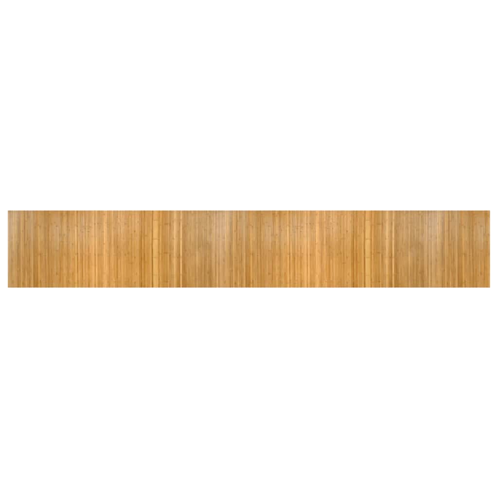Vidaxl vloerkleed rechthoekig 80x500 cm bamboe naturel