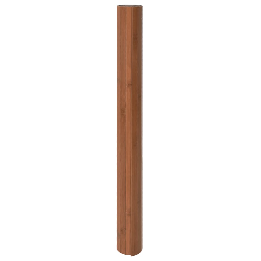 Vidaxl vloerkleed rechthoekig 100x200 cm bamboe bruin