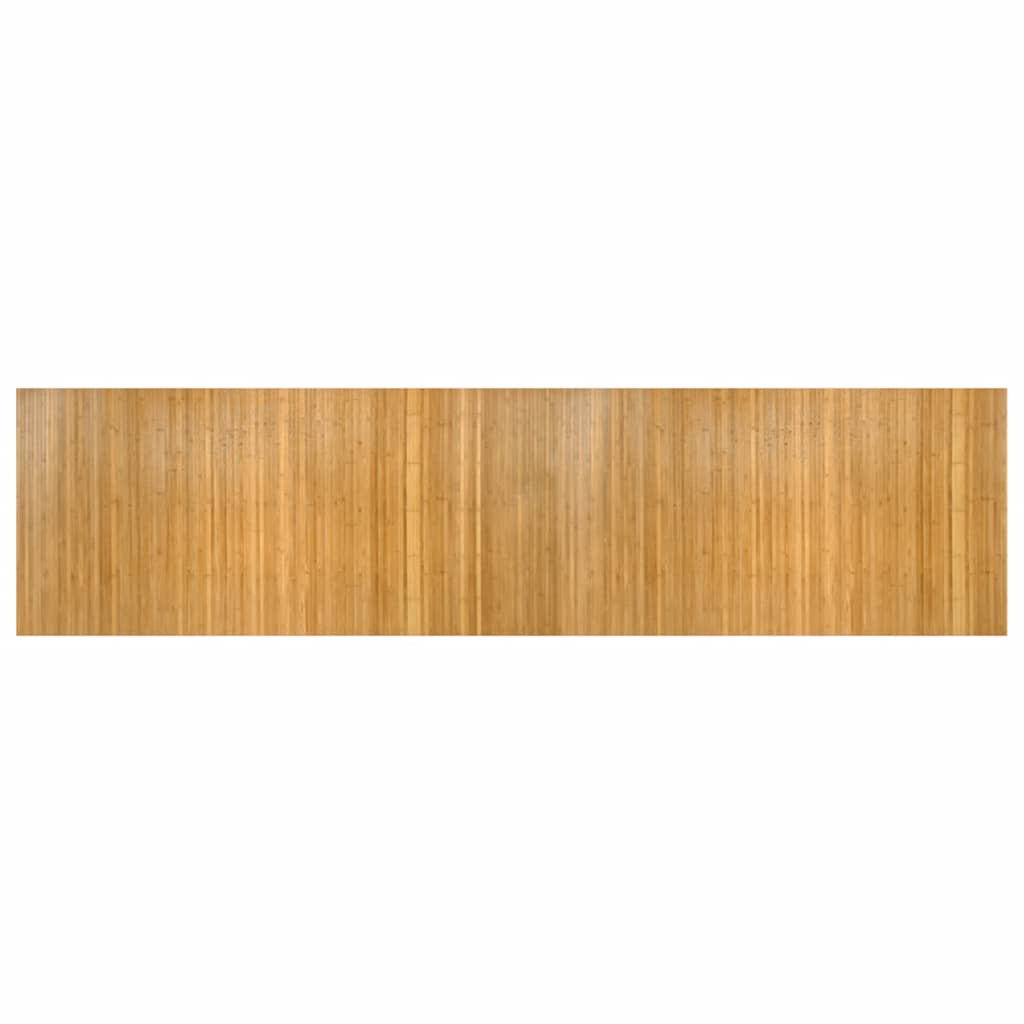 Vidaxl vloerkleed rechthoekig 100x400 cm bamboe naturel