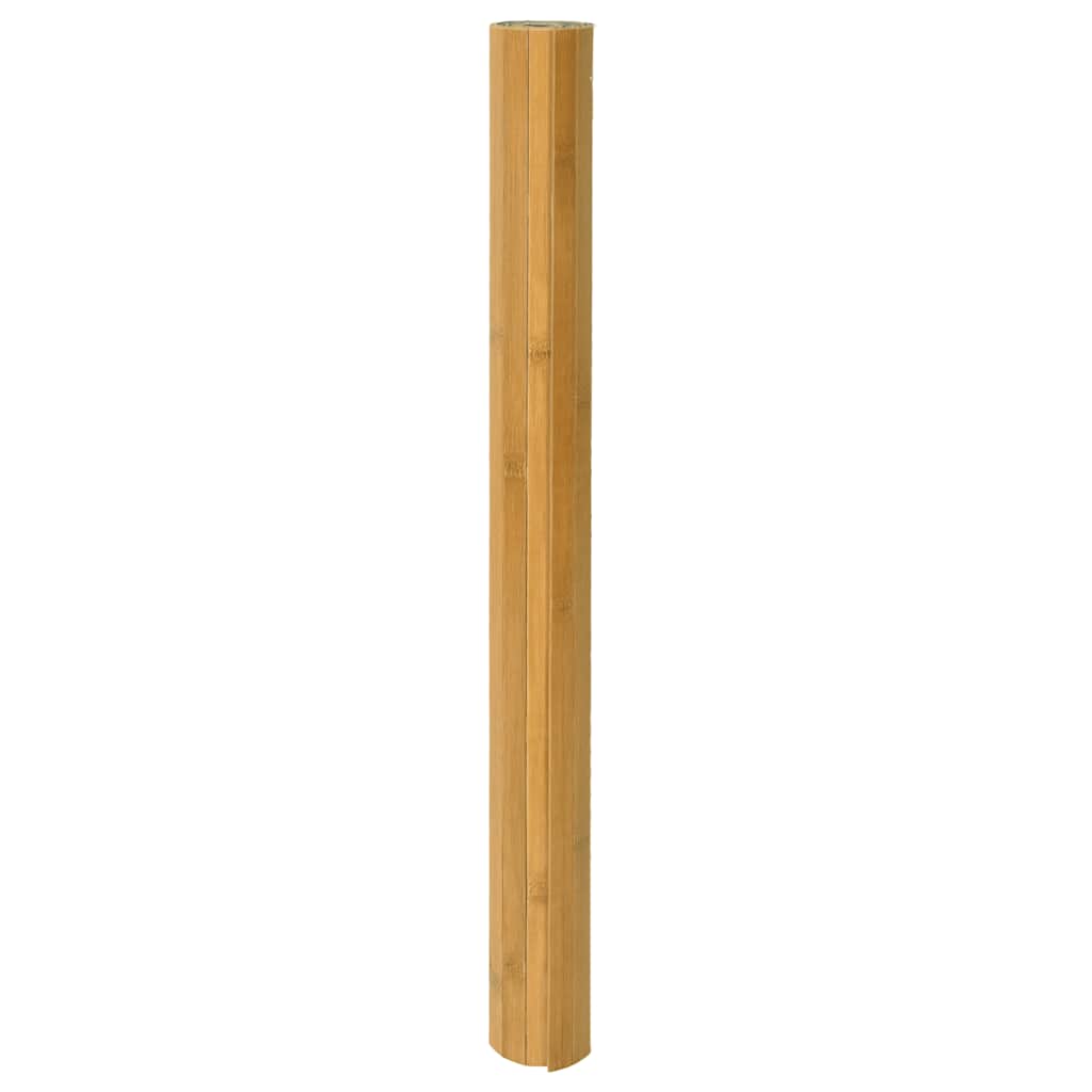 Vidaxl vloerkleed rechthoekig 100x500 cm bamboe naturel