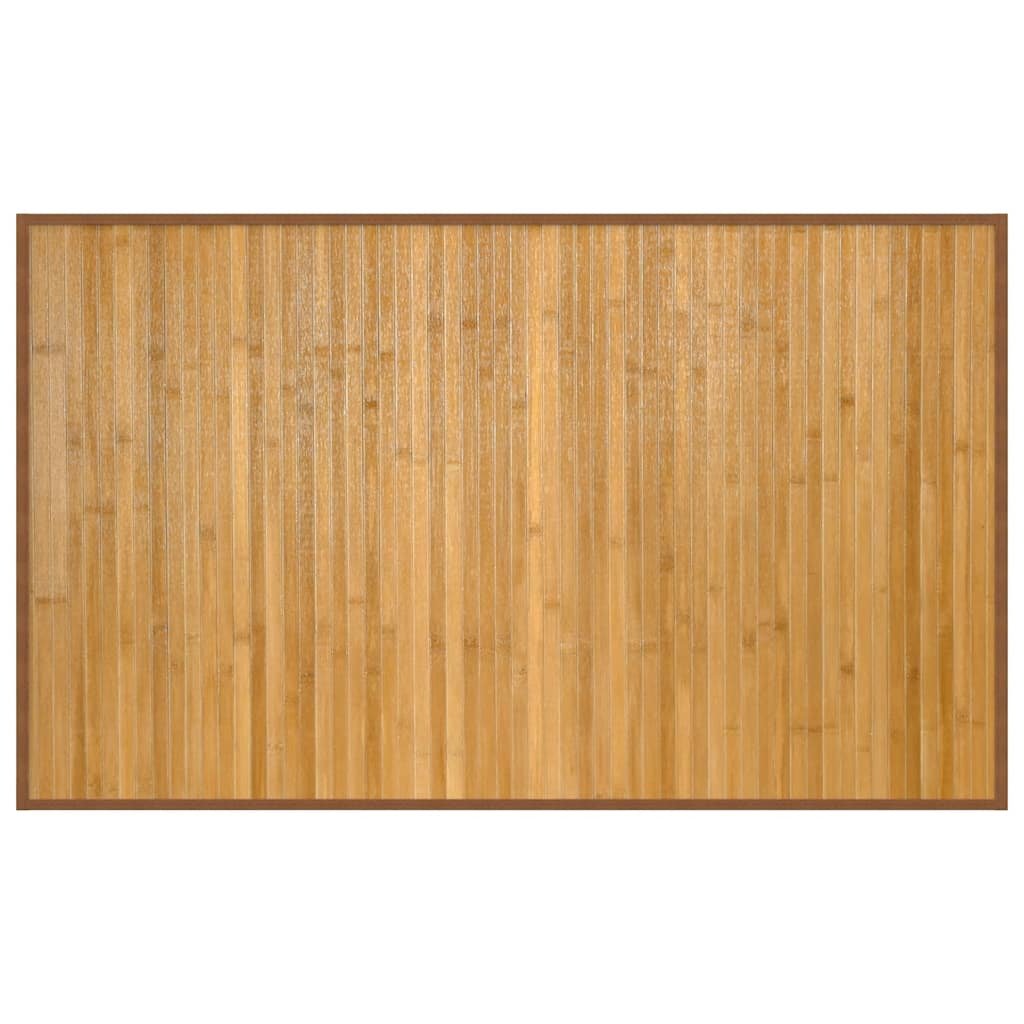 Vidaxl vloerkleed rechthoekig 60x100 cm bamboe naturel