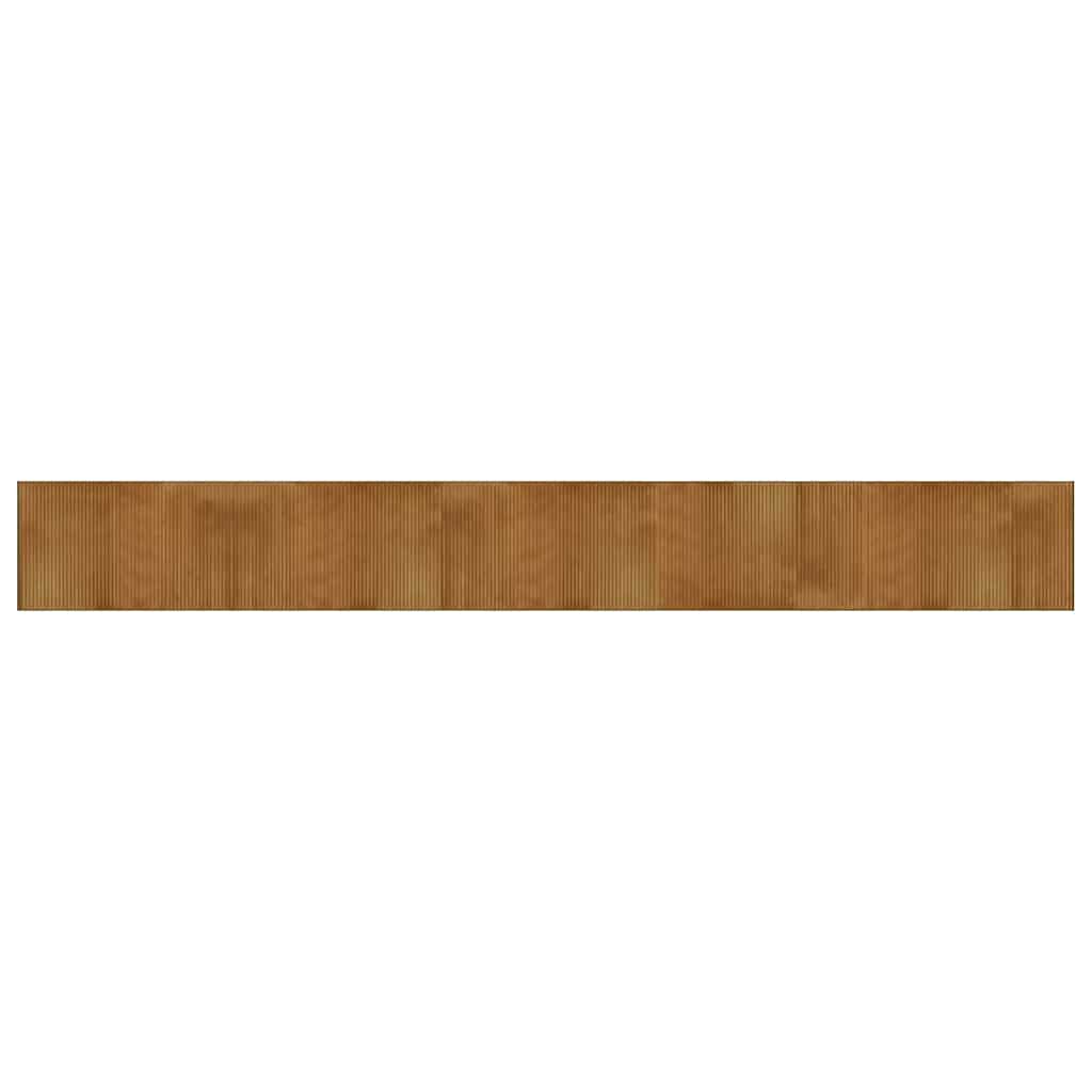 Vidaxl vloerkleed rechthoekig 60x500 cm bamboe bruin