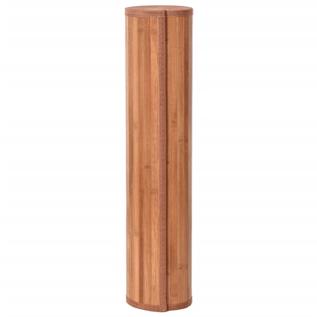 Vidaxl vloerkleed rechthoekig 60x1000 cm bamboe bruin
