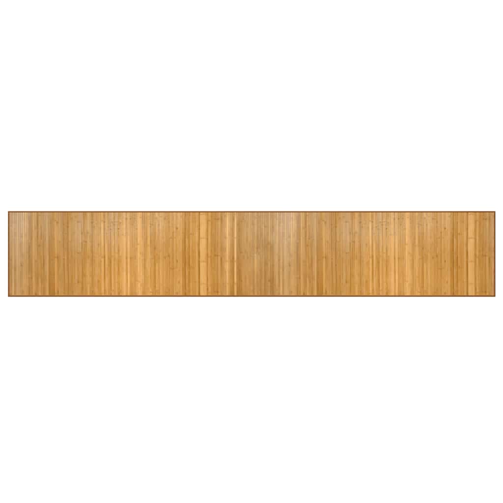 Vidaxl vloerkleed rechthoekig 70x400 cm bamboe naturel